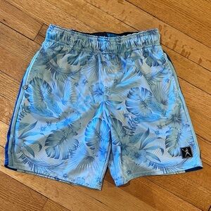 Blue Tropical Print Boy’s Short